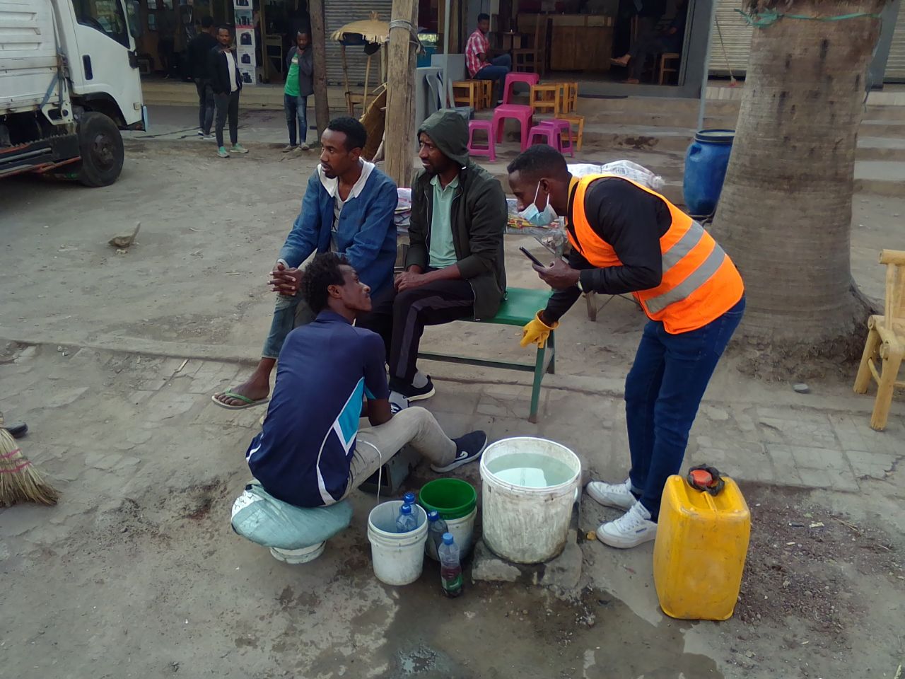 On-ground outreach and service registration